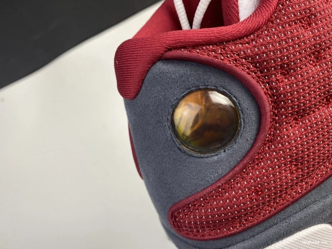 Air 414571-600 Flint 13 Grey Retro Red Jordan Gym 1017